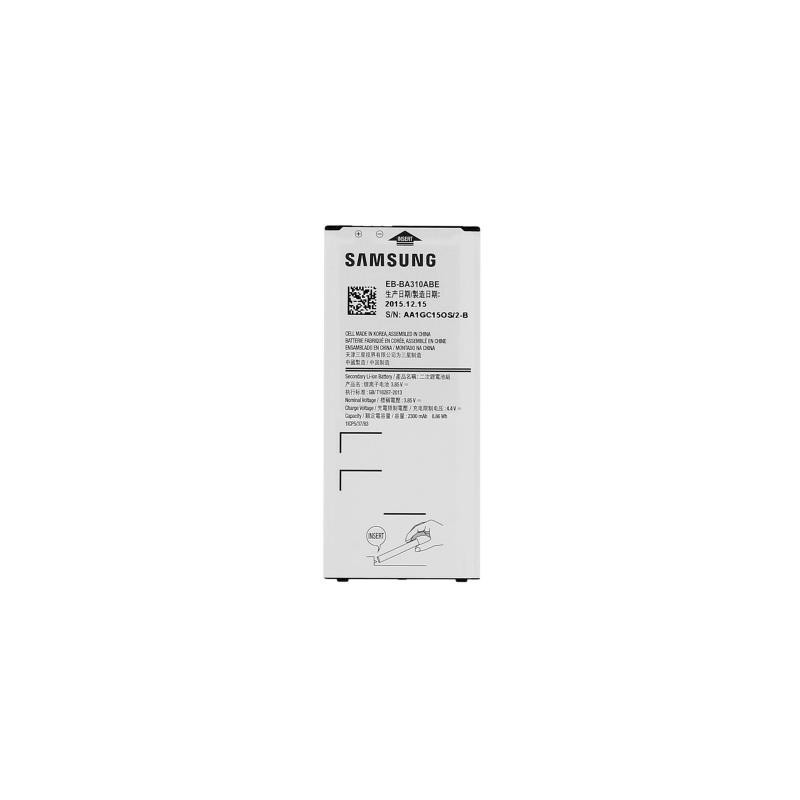 Batterie Samsung A3 2016 BLANC (A310) - Service Pack -