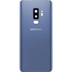 Vitre arriere bleu Samsung Galaxy S9 plus