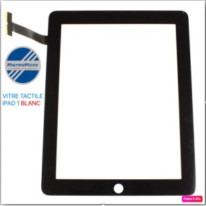 IPAD 2 Vitre Tactile BLANC
