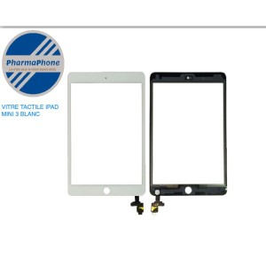 IPAD MINI 3 Vitre Tactile BLANC