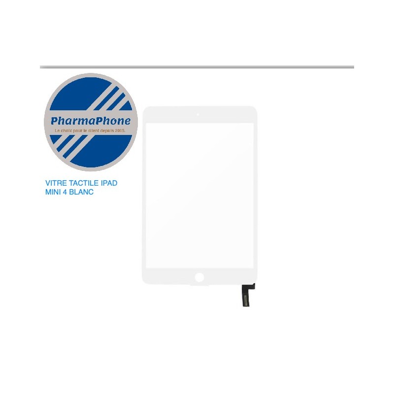 IPAD MINI 4 Vitre Tactile BLANC