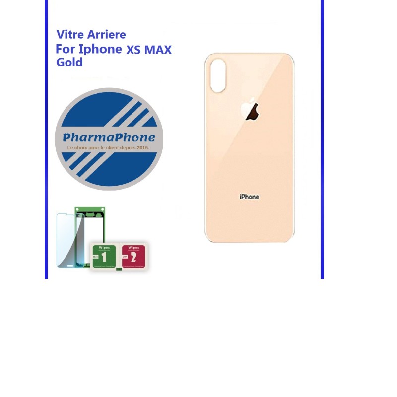 IPhone XS Max Gold vitre arriere IPhone XS Max Gold vitre arriere