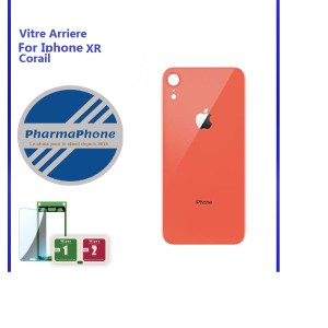 IPhone Xr orange vitre arriere