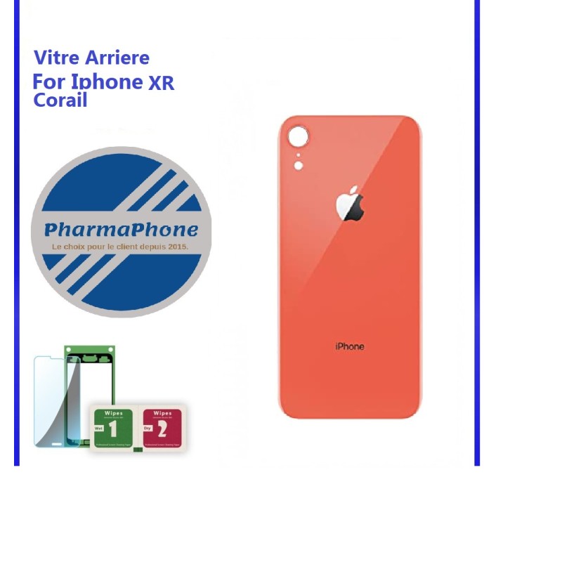 IPhone Xr orange vitre arriere IPhone Xr orange vitre arriere