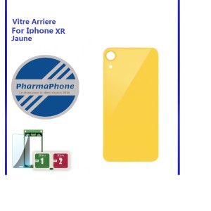 IPhone XR Jaune vitre arriere