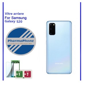 Vitre arriere bleu Samsung Galaxy S20