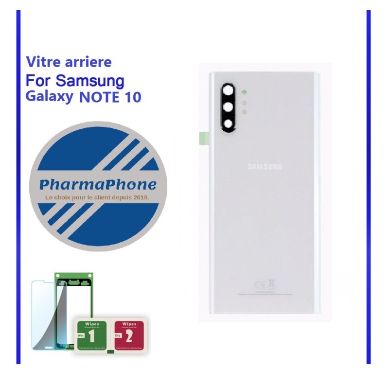 Vitre arriere BLANC  Samsung Galaxy NOTE 10