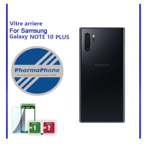 Vitre arriere NOIR  Samsung Galaxy NOTE 10 Plus