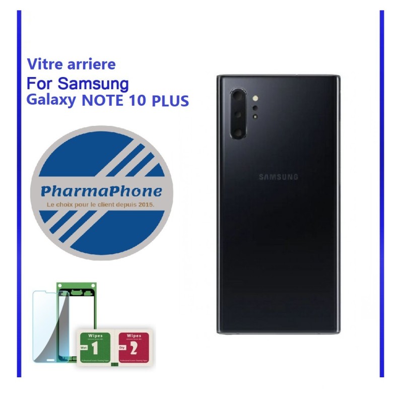 Vitre arriere NOIR Samsung Galaxy NOTE 10 Plus Vitre arriere NOIR Samsung Galaxy NOTE 10 Plus