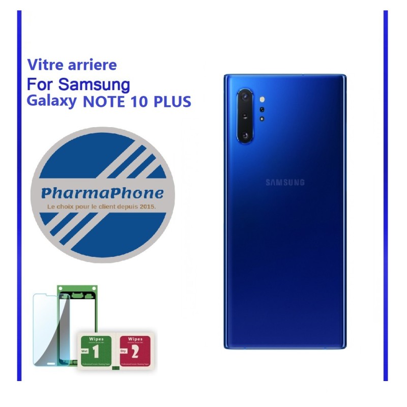 Vitre arriere BLEU Samsung Galaxy NOTE 10 Plus Vitre arriere BLEU Samsung Galaxy NOTE 10 Plus