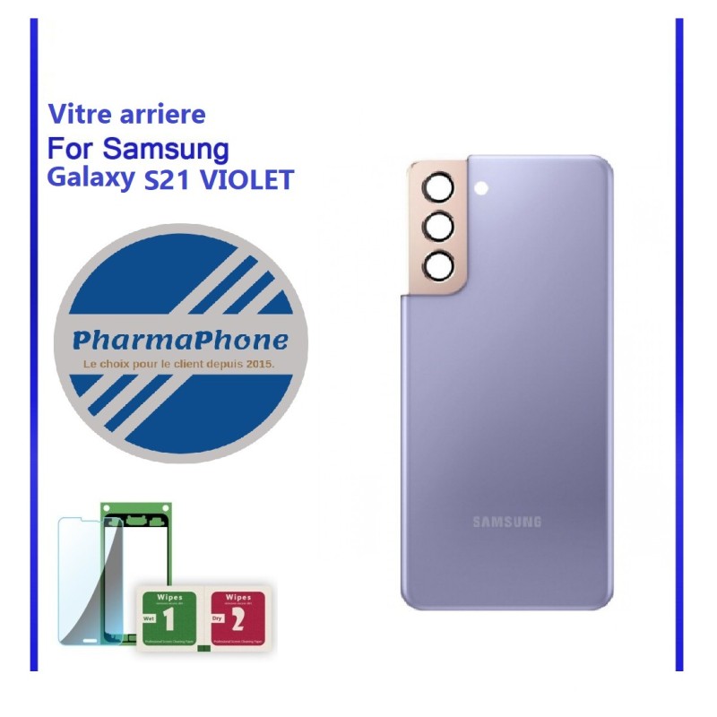 Vitre arriere BLANC Samsung Galaxy S21 Vitre arriere BLANC Samsung Galaxy S21