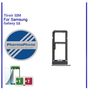 TIROIR SIM Samsung Galaxy S8