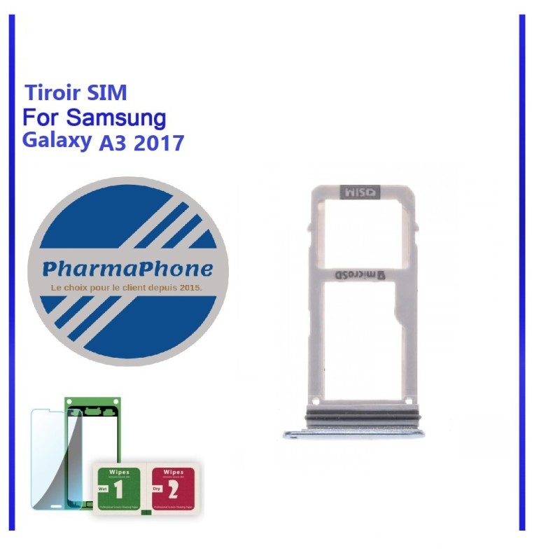TIROIR SIM Samsung Galaxy A3 2017