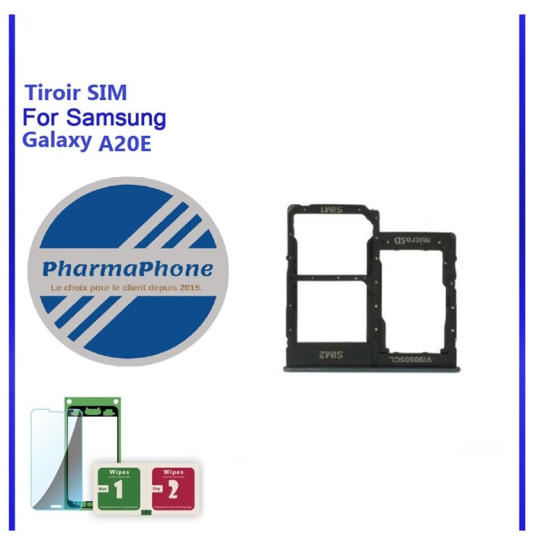 TIROIR SIM Samsung Galaxy A20E TIROIR SIM Samsung Galaxy A20E