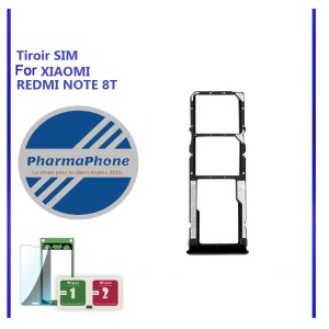 TIROIR SIM XIAOMI REDMI  NOTE 8T
