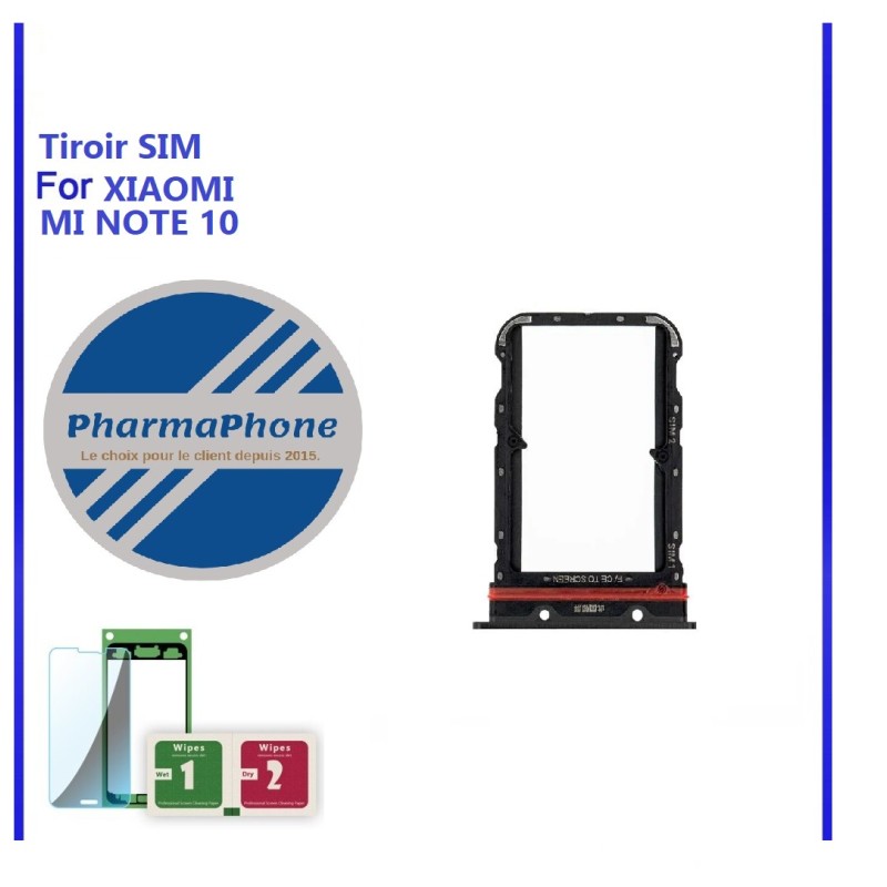 TIROIR SIM XIAOMI MI NOTE 10 TIROIR SIM XIAOMI MI NOTE 10