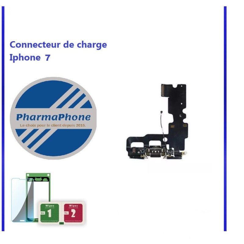 Connecteur de charge - iPhone 7 - Noir Connecteur de charge - iPhone 7 - Noir