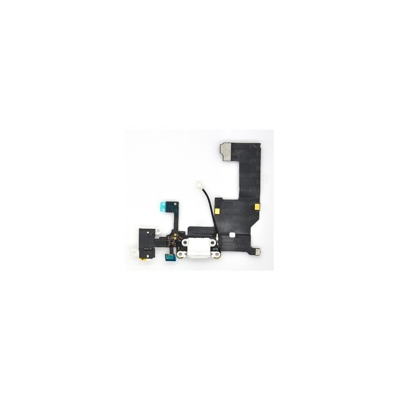 Iphone 5: Nappe de Prise d'Alimentation + Prise casque + Antenne GSM + Microphone Iphone 5: Nappe de Prise d'Alimentation + Prise casque + Antenne GSM + Microphone