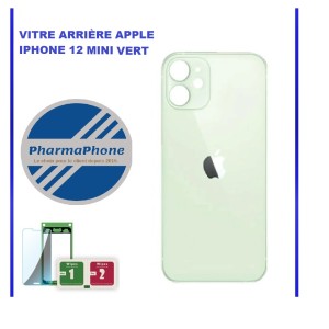 VITRE ARRIÈRE APPLE IPHONE 12 MINI VERT