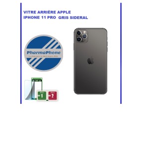 VITRE ARRIÈRE APPLE IPHONE 11 PRO GRIS SIDERAL