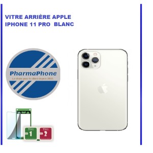 VITRE ARRIÈRE APPLE IPHONE 11 PRO BLANC