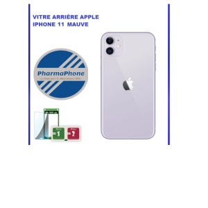 IPhone 11 MAUVE vitre arriere