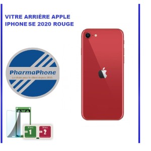 IPhone SE 2020 Rouge vitre arriere