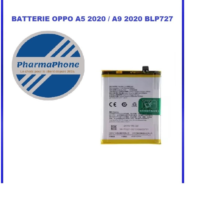 BATTERIE OPPO A5 2020 / A9 2020 BLP727 BATTERIE OPPO A5 2020 / A9 2020 BLP727