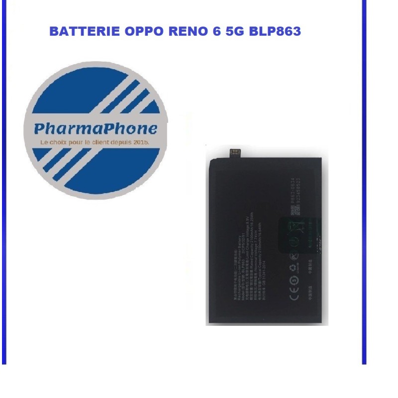 BATTERIE OPPO RENO 6 BATTERIE OPPO RENO 6