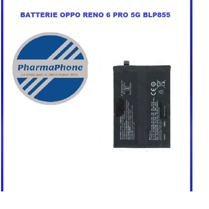 BATTERIE OPPO RENO 6