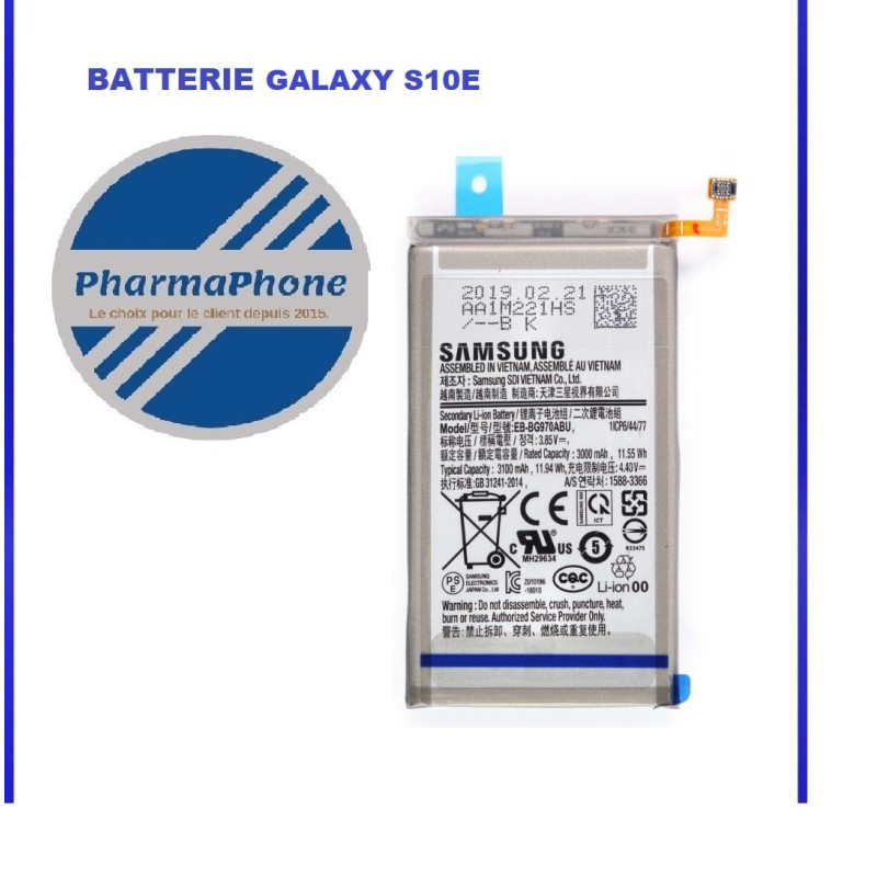 Batterie Samsung Galaxy S10 
