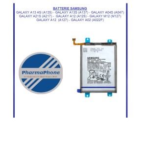 BATTERIE SAMSUNG  GALAXY A13 4G (A135) - GALAXY A13S (A137) - GALAXY A04S (A047)