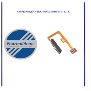 NAPPE POWER + BOUTON EMPREINTE XIAOMI MI 11 LITE:  Z2-R15-E12
