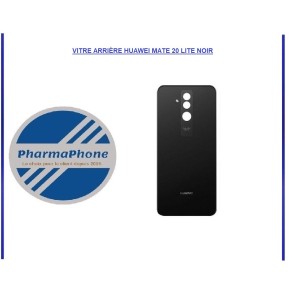 VITRE ARRIÈRE HUAWEI MATE 20 LITE NOIR