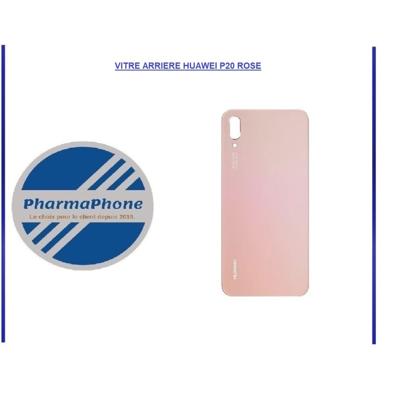 VITRE ARRIÈRE HUAWEI P20 NOIR