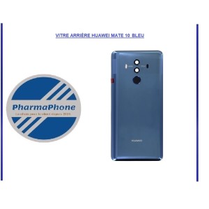 VITRE ARRIÈRE HUAWEI MATE 10 NOIR