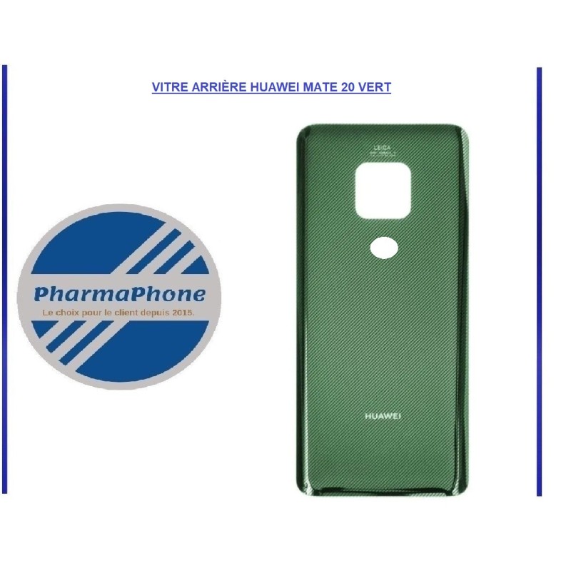 VITRE ARRIÈRE HUAWEI MATE 10 NOIR