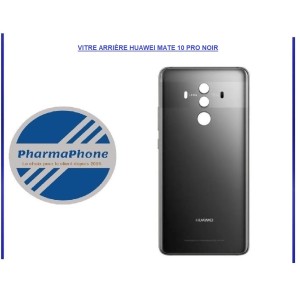 VITRE ARRIÈRE HUAWEI MATE 10 NOIR
