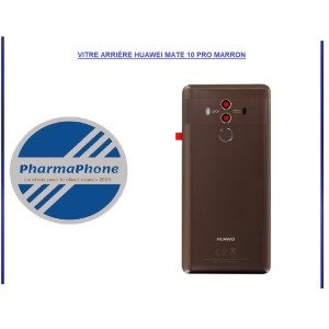 VITRE ARRIÈRE HUAWEI MATE 10 NOIR