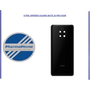 VITRE ARRIÈRE HUAWEI MATE 20 NOIR