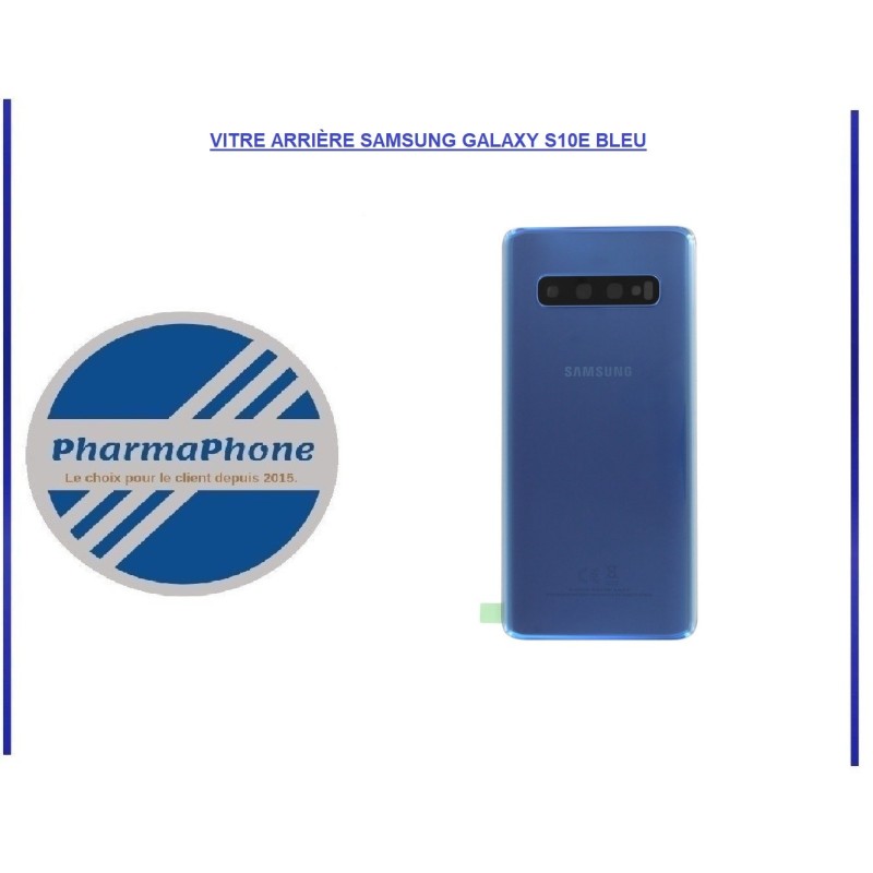 Vitre arriere bleu Samsung Galaxy S10 Vitre arriere bleu Samsung Galaxy S10
