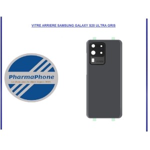 VITRE ARRIERE SAMSUGN GALAXY S20 ULTRA GRIS