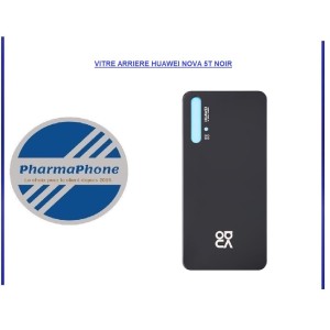VITRE ARRIÈRE HUAWEI MATE 20 LITE NOIR