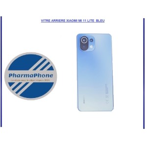 VITRE ARRIERE XIAOMI MI 11 LITE  BLEU