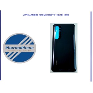 VITRE ARRIERE XIAOMI MI NOTE 10 LITE  NOIR
