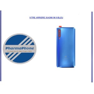 VITRE ARRIERE XIAOMI MI 9 BLEU