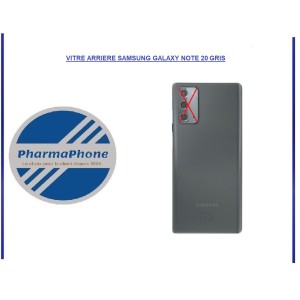 VITRE ARRIERE SAMSUNG GALAXY NOTE 20 Gris
