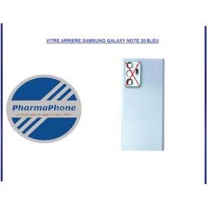 VITRE ARRIERE SAMSUNG GALAXY NOTE 20 ULTRA BLEU
