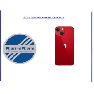 VITRE ARRIÈRE APPLE IPHONE 12 ROUGE