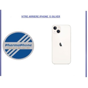 VITRE ARRIÈRE APPLE IPHONE 13 SILVER